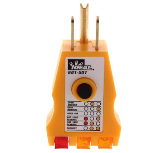 IDEAL 61-501 GFCI Receptacle Tester