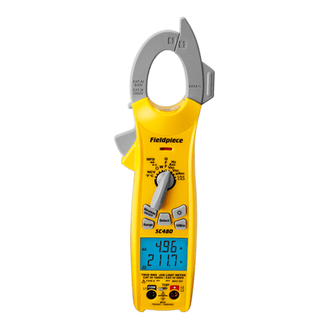 Fieldpiece SC480 Wireless Power Clamp Meter